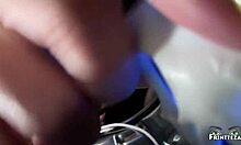 stepmom nearly catches stepdad pounding stepdaughter's pussy stuck in halloween washing machine