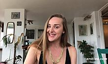 Sexy Sarah Fingers Perky Tits to Orgasm in Solo Magic