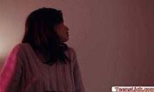 Curious Teen Explores Twin Girlfriend's Secrets