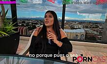 curvy latina milf nena mala spills passion career family secrets in outdoor lingerie cum interview