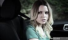 driving instructor tempts young teen during outdoor lesson