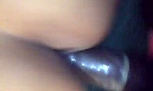 Watch mixed redbone bend over doggystyle till gaping with orgasm cum