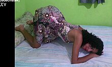 JADE FLASHES SHAVED JUICY PUSSY AND TIGHT CURVES FOR HUBBY CLOSE-UP