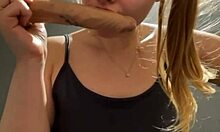 Teen Blonde Fingers Big Ass in Public Park