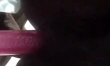 Suggestive Ebony Shemale Anal Play with Big Cock and Tits