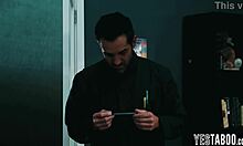 Tiny Blonde Student Begs Janitor to Pound Her Hairy Cunt in Classroom!