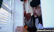 girl, your chocolate teen pussy looks perfect for halloween licking