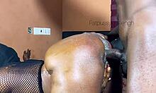 Lesbian ebony ripped clothes takes two african monster cocks squirt doggystyle