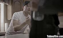 step-siblings sneak hardcore pounding while parents away pov taboo fuck