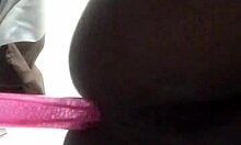 Suggestive Ebony Shemale Anal Play with Big Cock and Tits