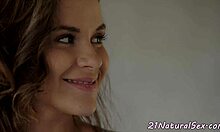 imagine this classy teen model's pussy dripping before she tastes cum