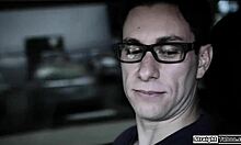 driving instructor tempts young teen during outdoor lesson