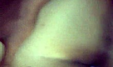 Watch mixed redbone bend over doggystyle till gaping with orgasm cum