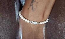 Black Milf Shaves Wet Pussy Closeup Masturbation Toys Big Ass Natural Tits Orgasm Yukisenpaikurochan