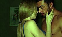 Polly yang rides cock cowgirl on sofa with wet pussy orgasm natural tits brunette handjob