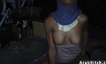 petite arab teen's tight cunt serves as army base booty drop