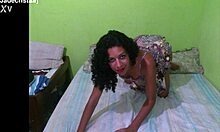 JADE FLASHES SHAVED JUICY PUSSY AND TIGHT CURVES FOR HUBBY CLOSE-UP