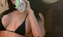 Tru Kait's Curvy Latina Body Pops in Sexy Bikini - Hot Strip and Exposure