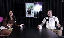 Gostosa teases with sheer red lingerie flashing peitos and buceta during tinder game matches