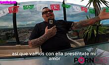 curvy latina milf nena mala spills passion career family secrets in outdoor lingerie cum interview