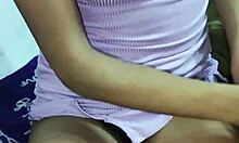 Petite teen fucks best friend bareback after losing bet