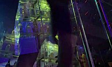 Wife dances at Enigma Club then shares pussy at gloryhole