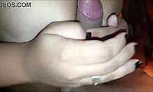 My huge tits stroke him dry mouth swallows every drop of hot semen!!