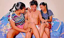 uttaran20's bengali boyfriend sets up wild ffm threesome pounding