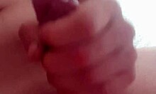 Cumming Fast from Quick Hidden Monster Cock Handjob Jerk Before Lunch Break