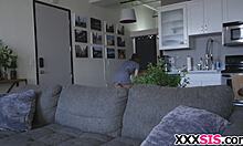 Riley Mae Teases Stepsis Boundaries with Monster Cock Blowjob Adventure