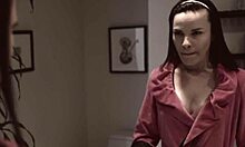 classy dyke milf straps on to fuck her stepdaughter's tight pussy deep