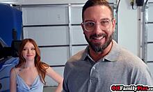 wanna see stepdad's big dick make myra moan in taboo stepdaughter fuck?