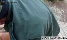 Amateur milf cop in uniform face sits interracial teen sluts during hardcore threesome bust