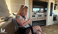 Exposing Step Aunt Jane Cane's Secret Huge Cock Sucking Job!