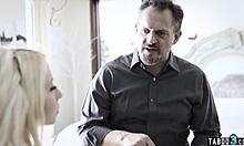 i'm the petite teen thief getting punished hard by stepdad