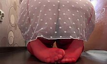 watch busty milf pound dildo deep with those gorgeous jiggling big tits!