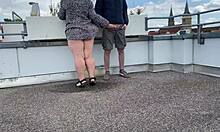 my dirty hobby peeing outdoors public with fat bbw chubby mother-in-law cougar heels big ass natural tits legs flashing roleplay.