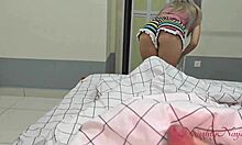 i cant stop thinking about fucking my busty blonde stepmom milf while she bends over chores in tight shorts pov creampie taboo.