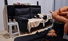 we're real amateur couple loving sex doggystyle cowgirl creampie kissing