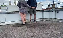 my dirty hobby peeing outdoors public with fat bbw chubby mother-in-law cougar heels big ass natural tits legs flashing roleplay.