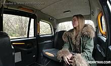 Blonde's Heart Races Over Steamy Taxi Blowjob Offer