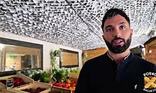 I begged for it and Pam blonde with huge tits gets her chest smeared thick just like I wanted