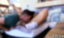 sexy girlfriend's tight ass takes hard monster cock ramming