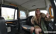 Blonde's Heart Races Over Steamy Taxi Blowjob Offer