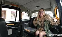 Blonde's Heart Races Over Steamy Taxi Blowjob Offer