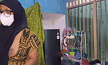 housewife's big pussy lips drip from solo masturbation bliss in kitchen