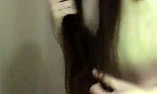 tiktok cutie brunette dances pretty pussy small tits miniskirt thong stockings