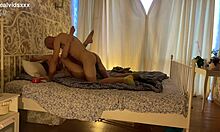 Wanna see me fuck my skinny girlfriend hard, deep and super fast in missionary on the bed?