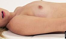 khloe kingsley fingers her hairy pussy beaver to squirting orgasm