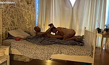 Wanna see me fuck my skinny girlfriend hard, deep and super fast in missionary on the bed?